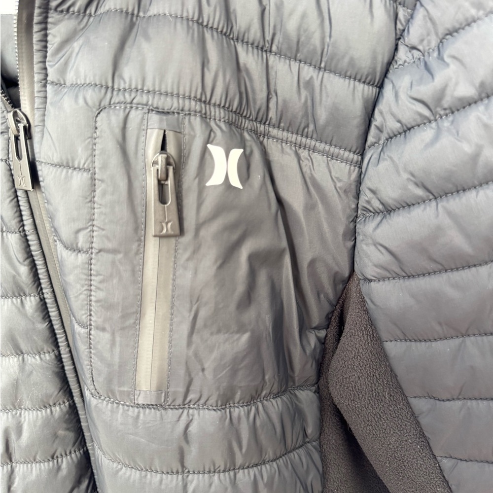 Hurley - men hooded puffer jacket (small) - Picture 3 of 7